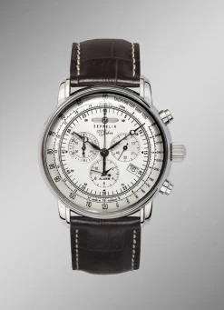 Clearance ZEPPELIN Chronograph mit Lederband