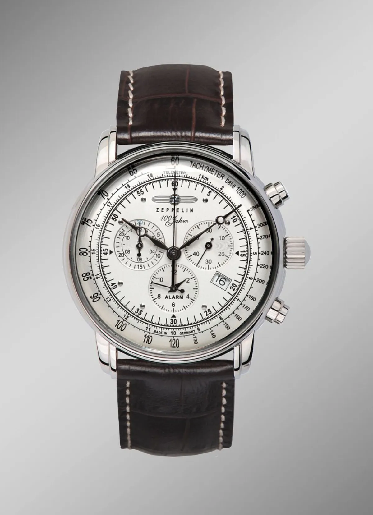 Clearance ZEPPELIN Chronograph mit Lederband