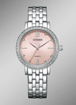 Outlet CITIZEN Quartz-Damenuhr mit Edelstahlbandgehäuser
