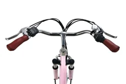Hot BADER City-E-Bike mit Tiefeinstieg ROSA