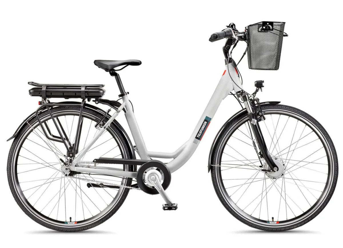 Best TELEFUNKEN City-E-Bike RC667 von WEISS