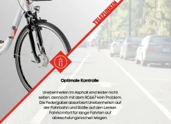 Best TELEFUNKEN City-E-Bike RC667 von WEISS