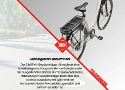 Best TELEFUNKEN City-E-Bike RC667 von WEISS