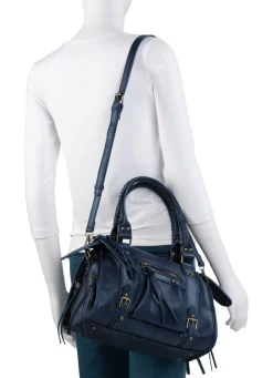 New COLLEZIONE Alessandro Tasche mit verspielten Verzierungen DUNKELBLAU