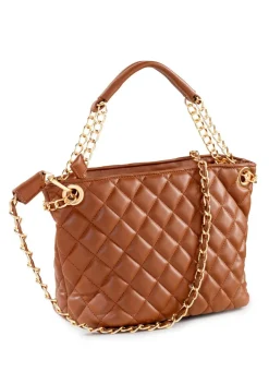 Sale COLLEZIONE Alessandro, Tasche, Damen, mit abnehmbarem Umhängeriemen COGNAC