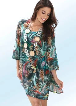 Discount COMODO Tunika mit farbbrillantem Druckdessin MULTICOLOR
