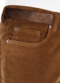 BADER Cordhose in 4 Farben COGNAC