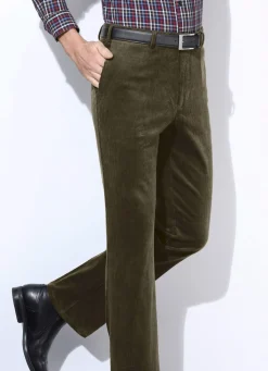 Online BADER Cordhose mit Dehnbund in 3 Farben DUNKELGRÜN