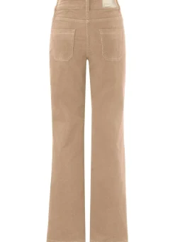 Online BADER Cordhose mit weitem Beinverlauf CAMEL