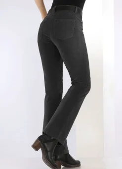 Sale BADER Cordhose in trendiger Bootcut-Form SCHWARZ
