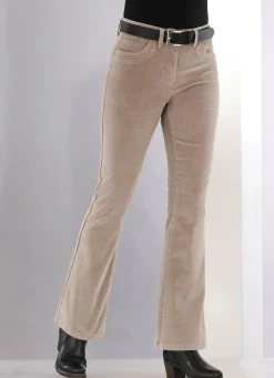 Best BADER Cordhose in trendiger Bootcut-Form BEIGE