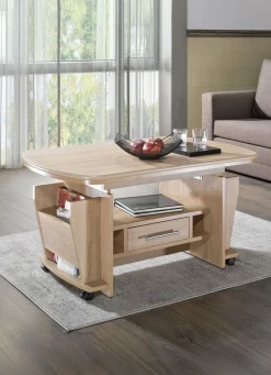 Clearance BADER Couchtisch, auch höhenverstell- und ausziehbar EICHE SONOMA