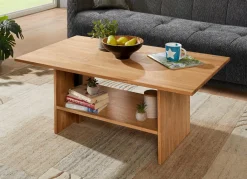 New BADER Couchtisch aus massivem, geöltem nholz EICHE