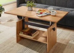 New BADER Couchtisch aus massivem, geöltem nholz EICHE