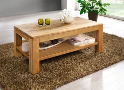 New BADER Couchtisch aus Massivholz WILDEICHE