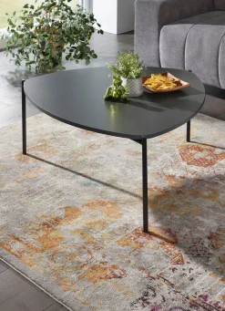 Online BADER Couchtisch im Loft-Design mit Metallgestell ANTHRAZIT
