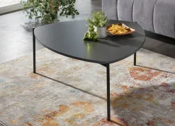 Online BADER Couchtisch im Loft-Design mit Metallgestell ANTHRAZIT