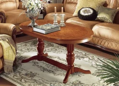 New BADER Couchtisch in Wurzelholz-Optik KIRSCHBAUM