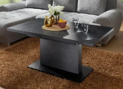 Sale BADER Couchtisch mit raffinierter Liftfunktion KERAMIKOPTIK-SCHWARZ