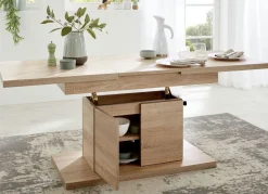 New BADER Couchtisch mit Schrankfunktion EICHE SONOMA