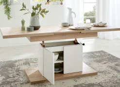 Sale BADER Couchtisch mit Schrankfunktion EICHE SONOMA-WEISS