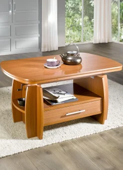 Sale BADER Couchtisch mit Schublade NUSSBAUM
