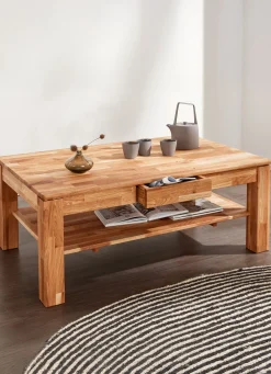 Outlet BADER Couchtisch mit Schublade WILDEICHE