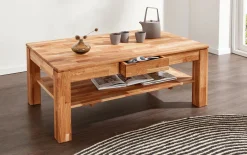 Outlet BADER Couchtisch mit Schublade WILDEICHE