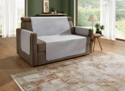 Sale BADER Couch- und Sesselschoner mit Anti-Rutsch-Beschichtung GRAU