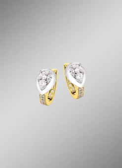 New BADER Creolen mit Brillanten und Diamanten