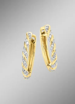 New BADER Creolen mit Diamanten