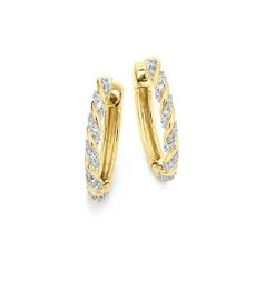 New BADER Creolen mit Diamanten