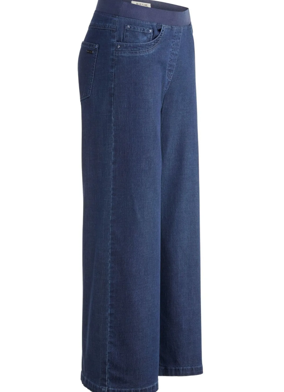 Best BADER Culotte in 5-Pocket-Form JEANSBLAU