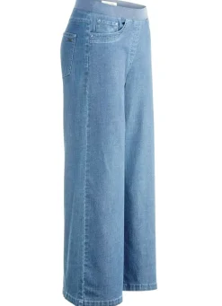 Discount BADER Culotte in 5-Pocket-Form HELLBLAU