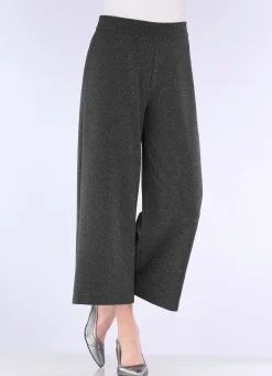 New KLAUS MODELLE MADE IN GERMANY Culotte in Schlupfform SCHWARZ-SILBERFARBEN