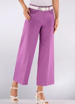 Best COSMA Culotte mit modisch weitem Bein LILA