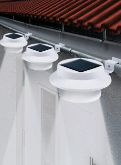 Sale BADER Dachrinnen-Leuchte, 3er-Set WEISS