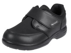 Sale BADER Damen-/Herren-Klettschuh in Weite H für den kräftigen Fuß SCHWARZ