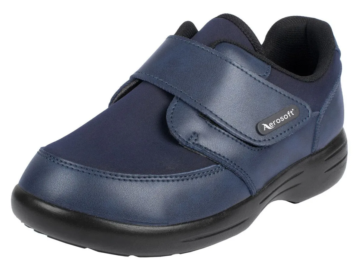 Online BADER Damen-/Herren-Klettschuh in Weite H für den kräftigen Fuß BLAU