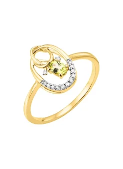 Clearance BADER Damenring mit Brillanten und Peridot