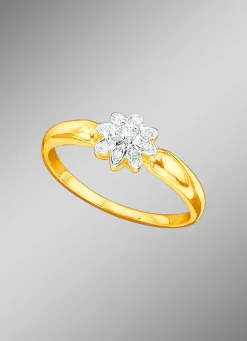 Best BADER Damenring mit Brillant und Diamanten