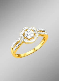 Hot BADER Damenring mit Diamanten