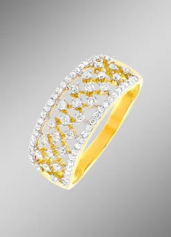 Best BADER Damenring mit 74 Diamanten