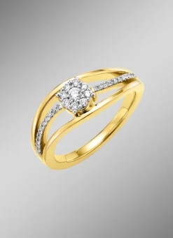 Best BADER Damenring mit Diamanten und Brillanten