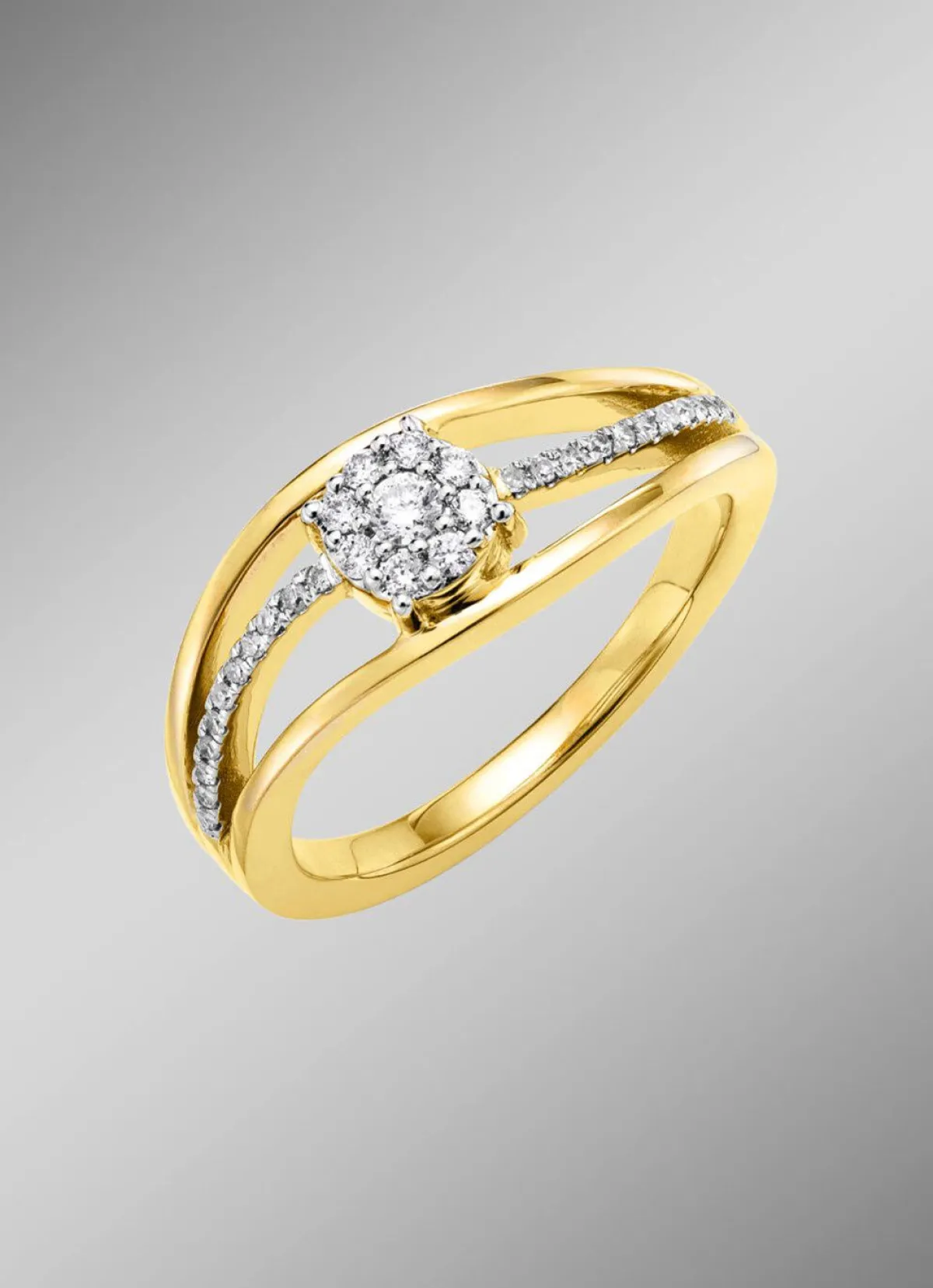 Best BADER Damenring mit Diamanten und Brillanten