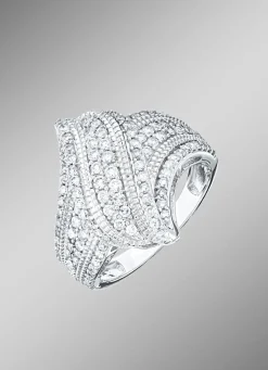 Outlet BADER Damenring mit 72 Diamanten und 46 Brillanten