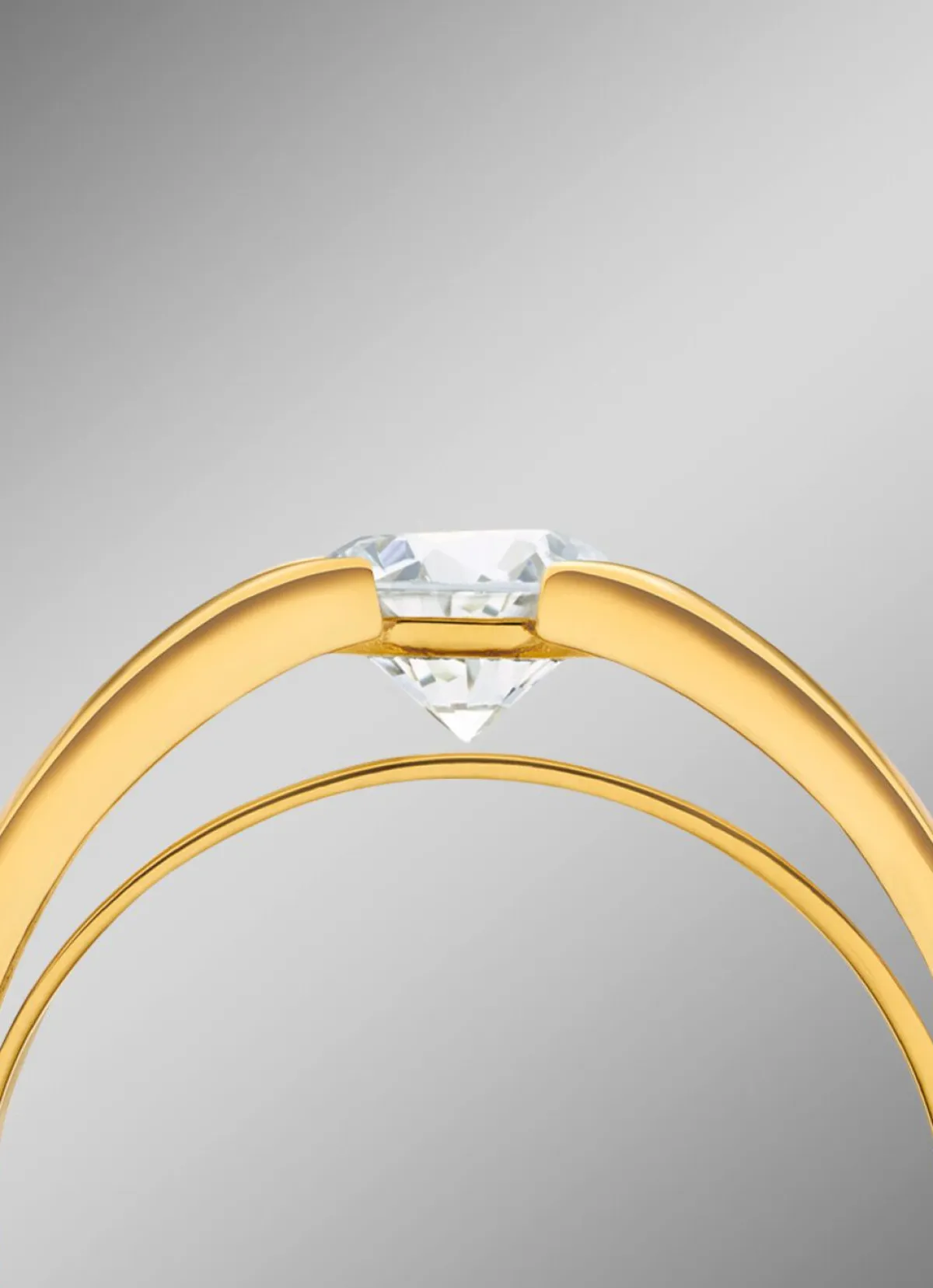 Online BADER Damenring mit lupenreinem Brillant