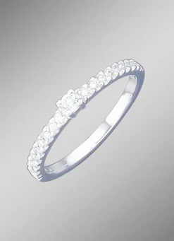 Clearance BADER Damenring mit lupenreinen Brillanten