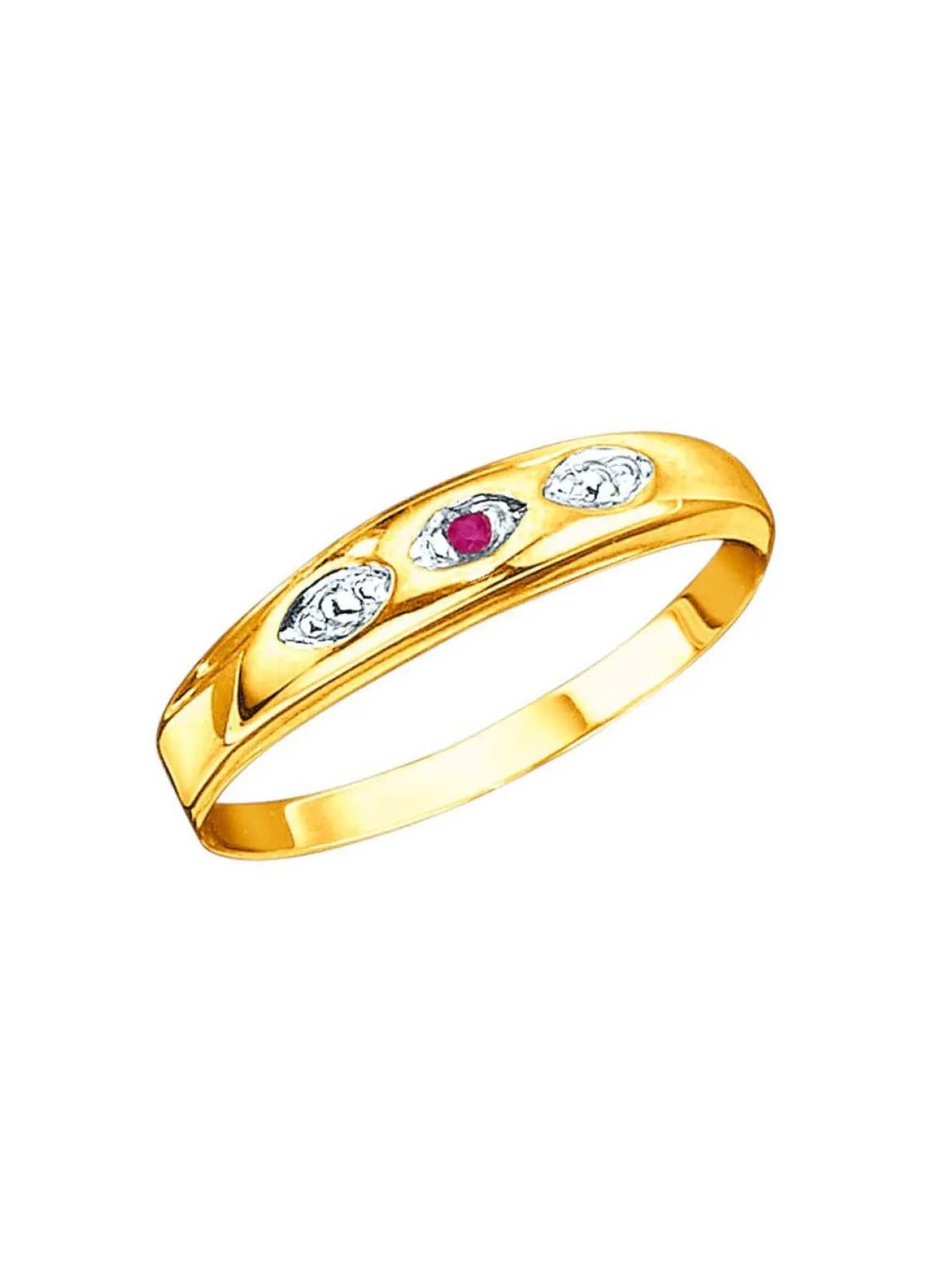 Clearance BADER Damenring mit Rubin