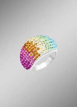 Discount BADER Damenring mit Swarovski-Elementes